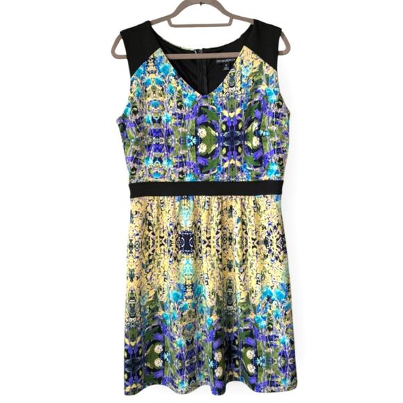 Cynthia Rowley Women's Purple Blue Floral Dress Size 12 - Picture 1 of 7